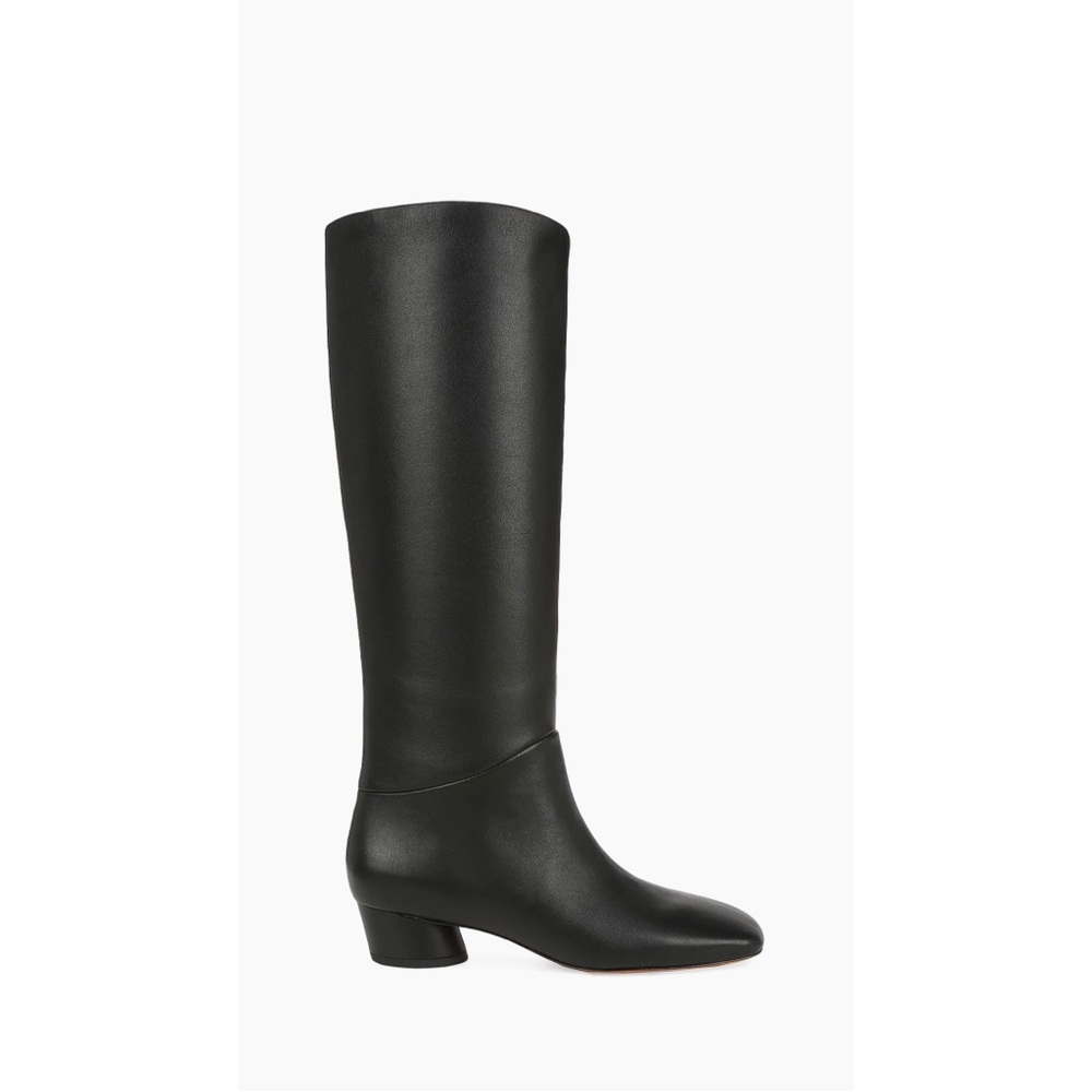 Vince Womens Ramona Pull On Square Toe Knee-High Boots